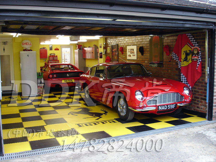 金錢紋和樹皮紋防滑表面的【別墅車庫地坪用材】樣板圖片,帝肯(DDK)_2000_C618（地下車庫地面材料）效果圖，別墅私家車庫裝修,車庫pvc地板,車庫地坪,車庫地墊,車庫地板,車庫地膠,車庫塑料地毯,車庫塑膠地板,車庫防滑墊,車用防滑墊