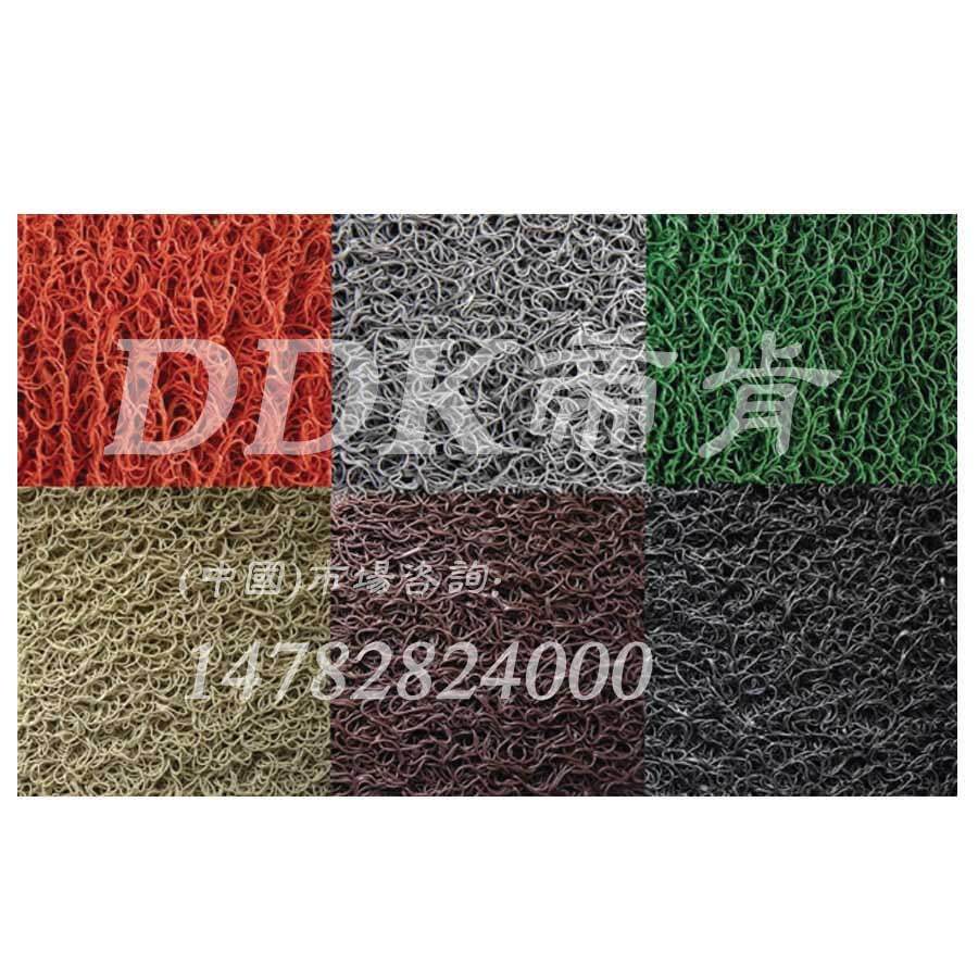 pvc噴絲門墊，朗美6850地墊10mm厚度3M朗美地墊6850地毯灰色/紅色